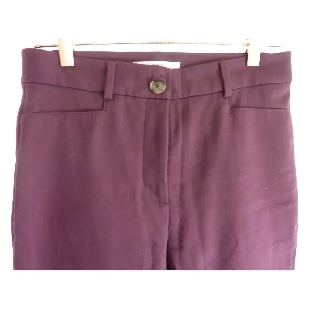 Loft Maroon Burgundy Sulton Skinny Pants 2